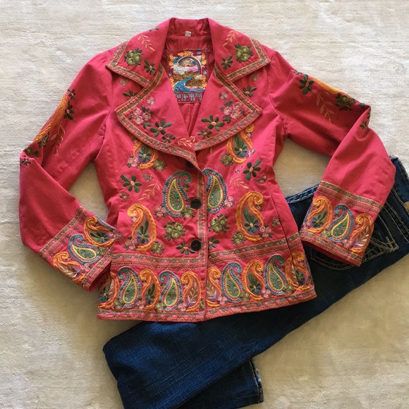 Two-Ten-Ten-Five BIYA Johnny Was Jackets & Blazers - H/P🎉 Two Ten Ten Five BIYA Jacket by Johnny Was